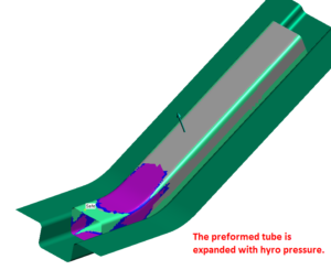 hydroforming simulation hyro pressure