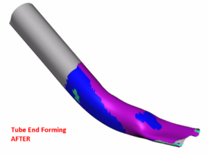 tube end forming after